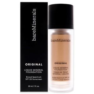 BAREMINERALS LIQUID MINERAL FOUNDATION golden beige medium new box makeup